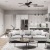a living room with a couch and a table