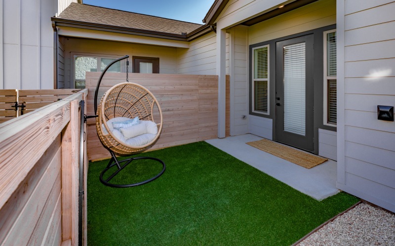 large private backyards